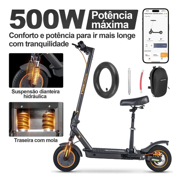 Patinete Elétrico HoneyWhale M2 Max-B